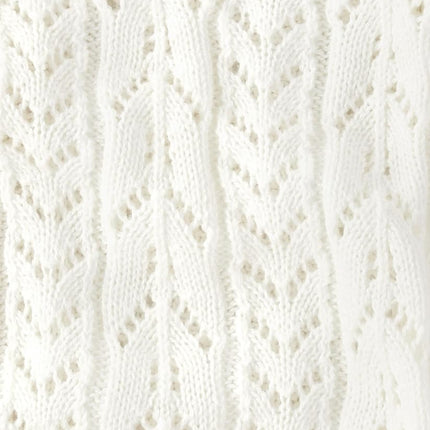 The Children's Place Girls' Long Sleeve Cardigan Sweater, Stitch White, XX-Large