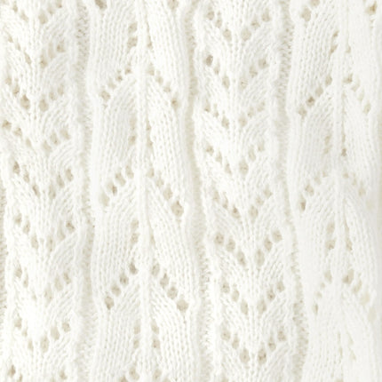 The Children's Place Girls' Long Sleeve Cardigan Sweater, Stitch White, XX-Large