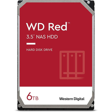 WD Red 6TB NAS 3.5 Inch Internal Hard Drive - 5400 RPM Class, SATA 6 Gb/s, CMR, 64 MB Cache - WD60EFRX Red WD60EFRX