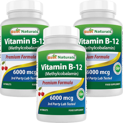Best Naturals Vitamin B-12 as Methylcobalamin (Met