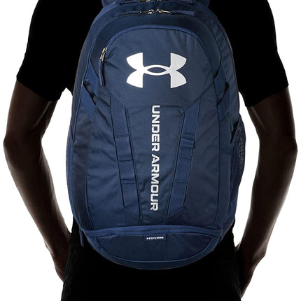 Under Armour Unisex Hustle 5.0, Durable and comfortable water resistant backpack, spacious laptop backpack