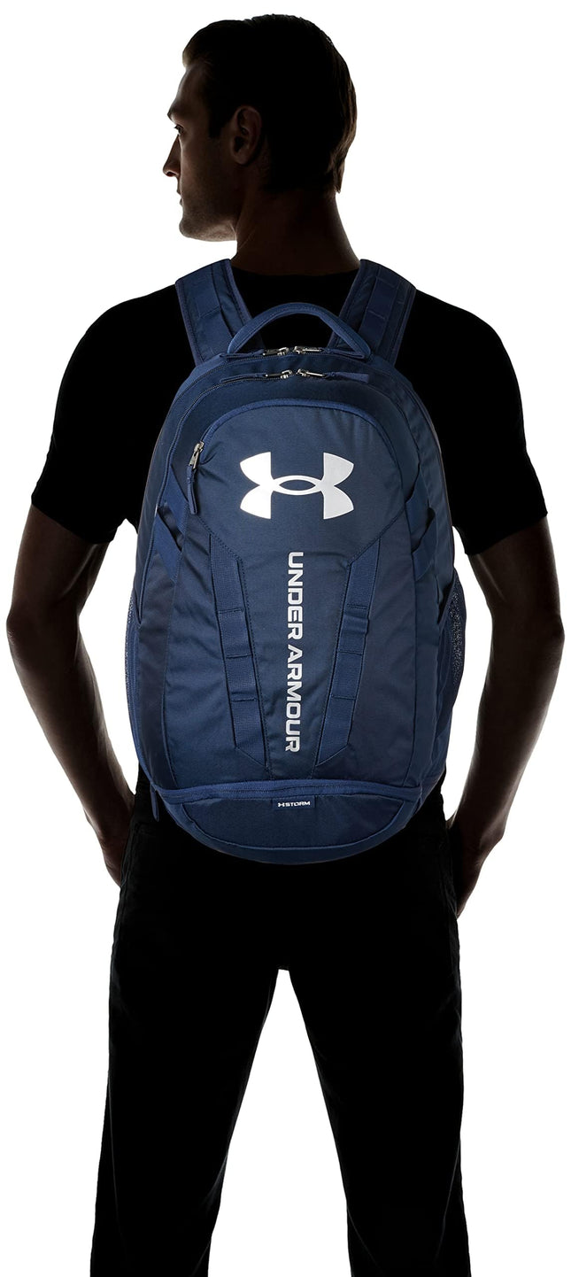 Under Armour Unisex Hustle 5.0, Durable and comfortable water resistant backpack, spacious laptop backpack
