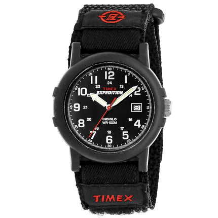 Timex T40011PF Expedition Camper Gents Black Face 
