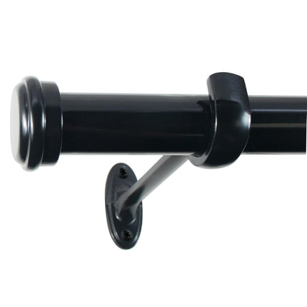 Decopolitan 27941-36ES End Cap Curtain Rod Set, 36