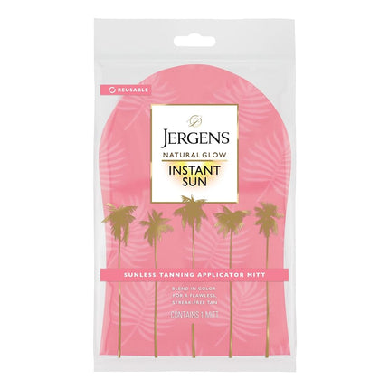 Jergens Natural Glow Body Applicator Mitt, Flawless, Streak-free Tanning Blender Glove, Reusable Tanning Mitt Protects Hands
