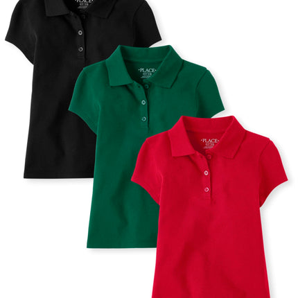 The Children's Place Girls' Multipack Short Sleeve
