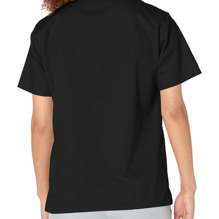 WonderWink Women's University of Missouri V-Neck Top Medical Scrubs Shirt, Black, X-Small