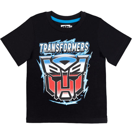 Transformers Bumblebee Optimus Prime Boys 3 Pack Short Sleeve T-Shirt - - 3 Years