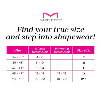 Maidenform Women's Take Inches Off - Unitard Bodysuit, Black (Black), M