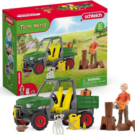 Schleich Farm World 42659 Collectible Forest Work 