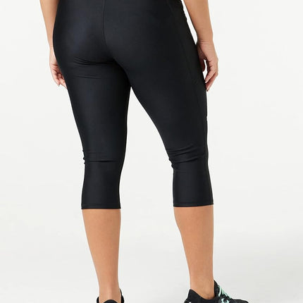Under Armour Women's Warmup Bottoms Women's HeatGear® Armour Hi-Rise Capris, Black, 1365334, Size XXLT