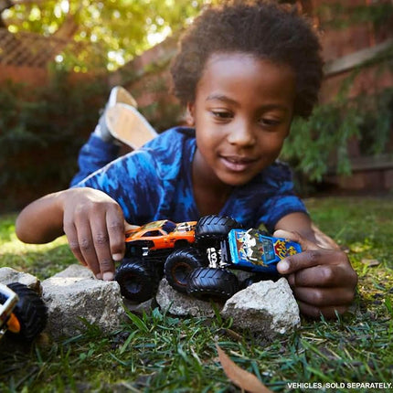 Hot Wheels Monster Trucks Demolition Doubles (Styles May Vary)  Includes 2 Toy Trucks in 1:64 Scale for Head-to-Head Smashing & Crashing, for Play or Display
