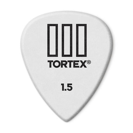Jim Dunlop 462P1.50 Tortex III Picks 1.50mm -Player Pack Bag of 12 picks