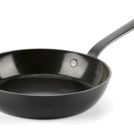 GreenPan Craft Cookware Hard Anodized Healthy Ceramic Nonstick 8" Frying Pan Skillet, Cast Stainless Steel Handles, Scratch-Resistant, Induction Safe, Dishwasher and Oven Safe, PFAS-Free, Black