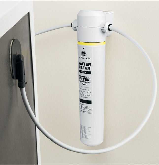 GE Under Sink Water Filter Replacement, Reduces Sediment, Rust & Other Impurities from Water, Easy Install, Fits GXRLQK Filtration System, Replace Every 6 Months, FQK1K