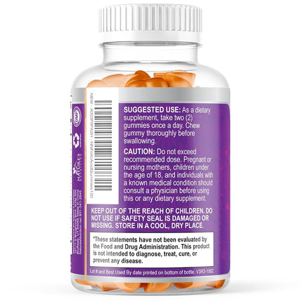 Folic Acid Prenatal Gummy for Women - Prenatal Vitamin Gummies With Folate - Pregnancy Support Supplement with Vitamins C, D3, B6, B12 & Omega 3 Prenatal Multivitamin, Non-GMO - 120 Gummies