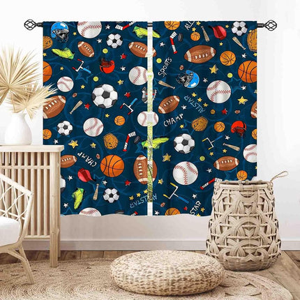 TKUYO Boys Curtains for Bedroom, Kids Basketball S