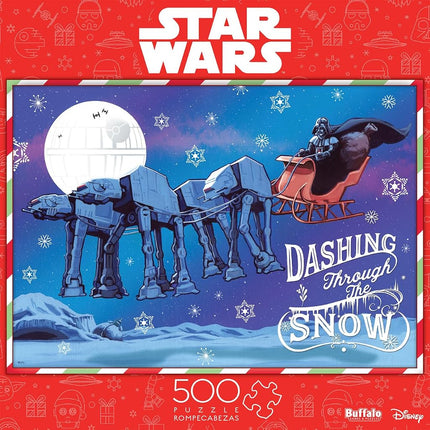 Buffalo Games - Star Wars - Merry Sithmas - 500 Piece Jigsaw Puzzle for Adults Challenging Puzzle Perfect for Game Nights - Finished Puzzle Size is 21.25 x 15.00