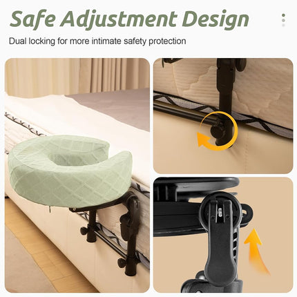 Massage Headrest for Bed, Adjustable Massage Face Cradle at Home, Portable Massage Table Kit for Sleeping Mattress, Face Down Pillow After Eye Surgery