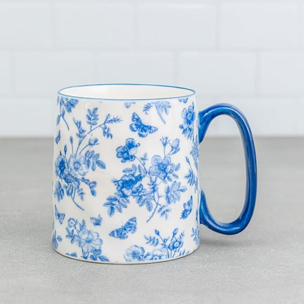 10 Strawberry Street Bella Blue White Chinoserie Mug