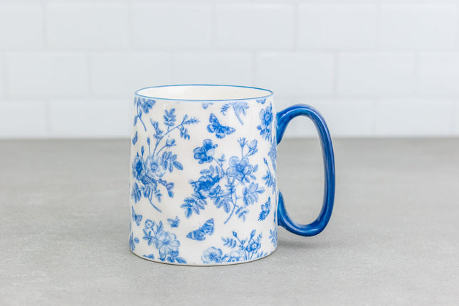 Taza de porcelana Bella Blue White Chinoserie de 10 Strawberry Street