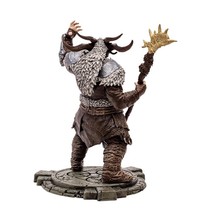 McFarlane Toys Diablo IV Landslide Druid 1:12 Scale Posed Figure with Interchangeable Head and Hand, 3 Weapons, Display Base, and Mystery Weapon - Channel the Fury of Nature