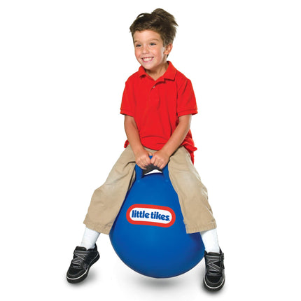 little tikes Sauteur amusant ! Sauteur bleu 9301B – Grande balle gonflable en vinyle épais et durable de 45 cm – Se dégonfle facilement pour le rangement – Amusant et éducatif ? OUI – Dépensez cette énergie ! Pour les enfants de 4 à 8 ans.