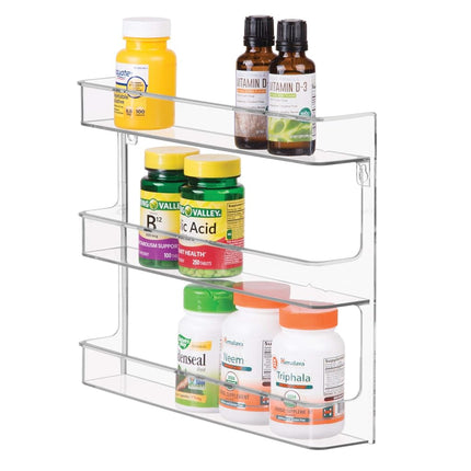 iDesign Hanging Nail Polish & Cosmetics Organizer, The Clarity Collection – 8.78" x 2.02" x 11.07", Clear