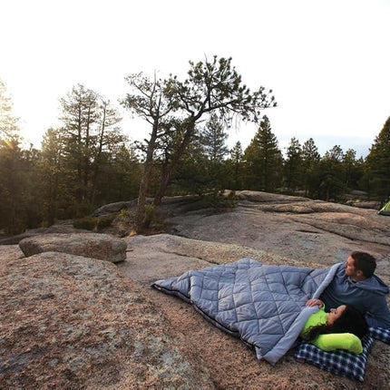 Saco de dormir doble Coleman de 7 °C, tamaño queen XL, diseño grande y alto, se separa en 2 sacos de dormir, lavable a máquina