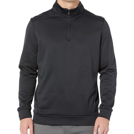 UA Armour Fleece 1/4 Zip - Black / / Black - MD