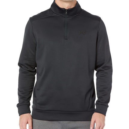UA Armour Fleece 1/4 Zip - Black / / Black - MD