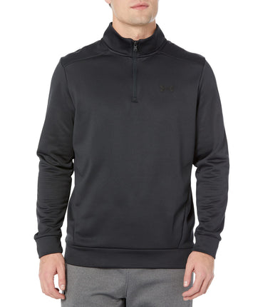 UA Armour Fleece 1/4 Zip - Black / / Black - MD