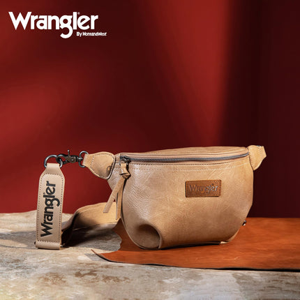 Cangureras Wrangler para mujer Riñonera de viaje Bolsos bandolera cruzados para mujer, Caqui WG82-194KH