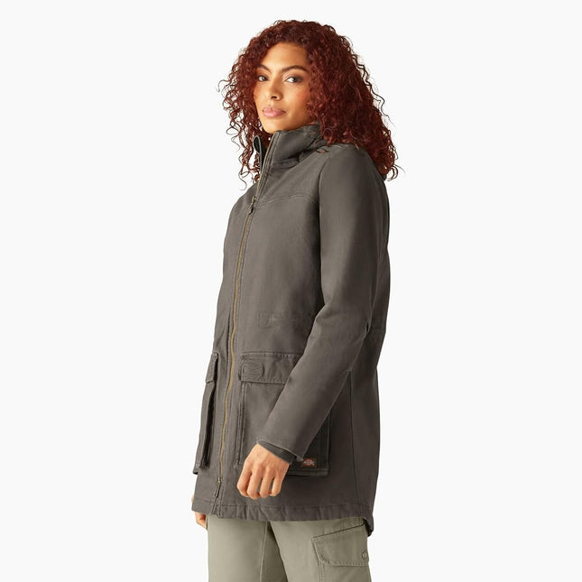 Dickies Womens Duck Parka, Moss Green, Large