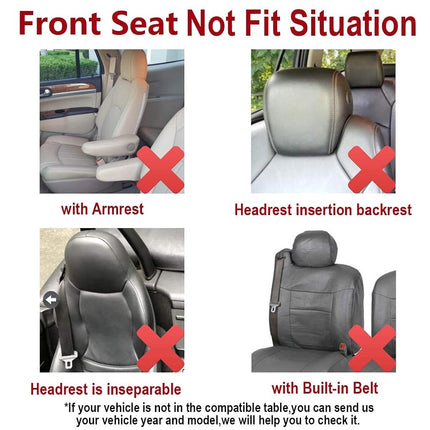 Flying Banner Car Seat Covers Full Set Front Seats and Rear Bench Polyester car seat Protectors Black Gray Purple airbag Compatible Rear Bench Split (Black Red)