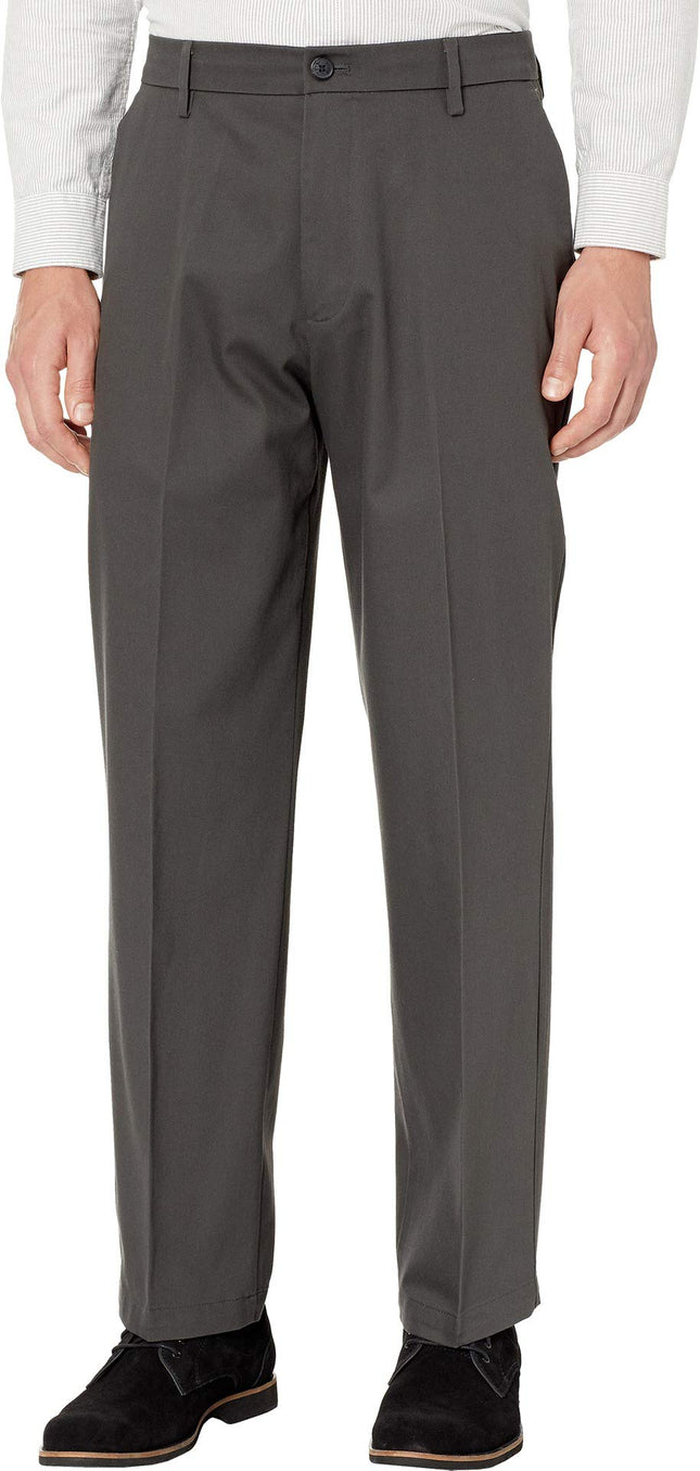 DOCKERS Men's Relaxed Fit Signature Khaki Lux Cott