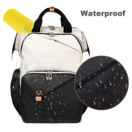 Hap Tim Baby Diaper Bag for Boys Girls, Large Backpack Diaper Bags with Double Compartments, Baby Registry Search Shower Gifts Stuff Newborn Must Haves（7340-BH）