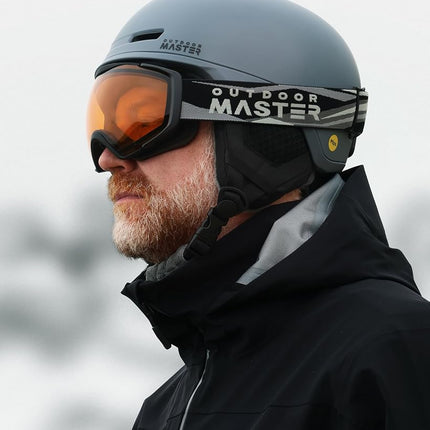 OutdoorMaster Ski Goggles with Cover Snowboard Snow Goggles OTG Anti-Fog for Men Women, Vlt 58.01%