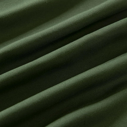 xuan dian Bed Skirt King Size Ruffled Bed Skirts with Split Corners,16 Inch Drop Dust Ruffle Bed Skirt with Platform, Green, King - 16" Drop