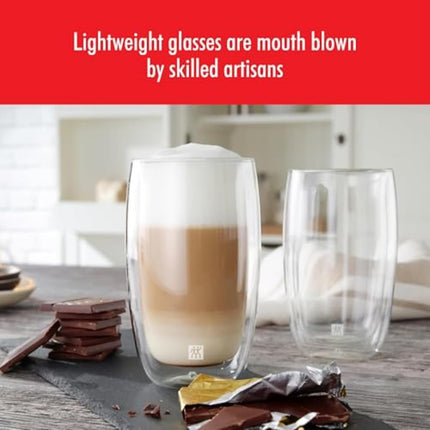 Henckels ZWILLING J.A. Zwilling ja henckels Sorrento Latte Glass, Glass, 2-Piece, 5 Pound