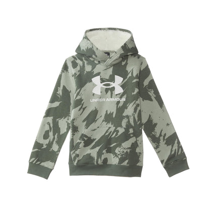 Under Armour Boys' Outdoor Hoodie, Large Front Poc
