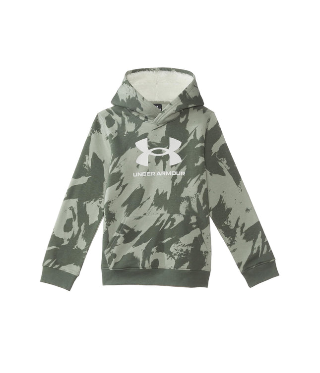 Under Armour Boys' Outdoor Hoodie, Large Front Poc