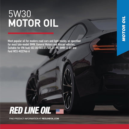 Red Line 15304 5W30 Synthetic Oil - 1 Quart Bottle