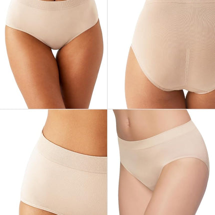 Wacoal Women's B-Smooth Brief Panty, Sand, M