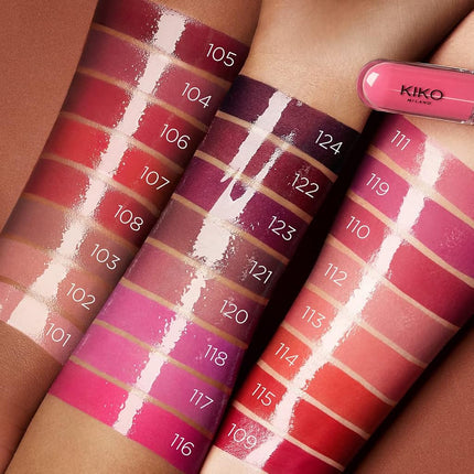 KIKO Milano Unlimited Double Touch 101 Liquid Lipstick with Long Hold (12 Hours) in 2 Steps, Radiant Finish