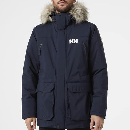 Helly Hansen Men's Reine Parka, Navy, 2XL