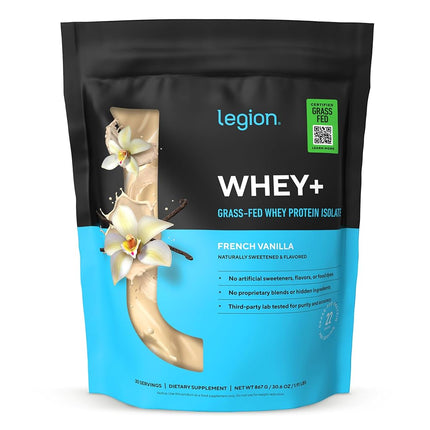 LEGION Whey+ Whey Isolate Protein Powder from Gras