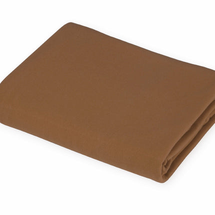 American Baby Company Supreme 100% Natural Cotton Jersey Knit Fitted Crib Sheet for Standard Crib and Toddler Mattresses, Chocolate, Soft Breathable, for Boys and Girls , 71x132x23 (Pack of 1)