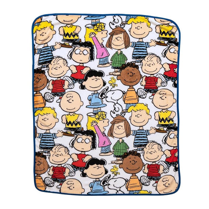 Franco Peanuts Kids Bedding Super Soft Cozy Silk Touch Throw, 40 in x 50 in, (Officially Licensed Product)