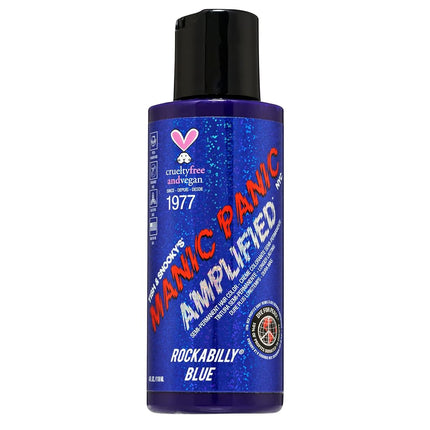 MANIC PANIC Rockabilly Blue Hair Dye - Amplified -